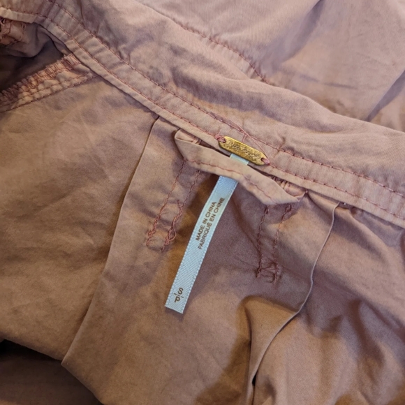 Free People Pink Mauve Parachute Bomber Jacket - Picture 9 of 9